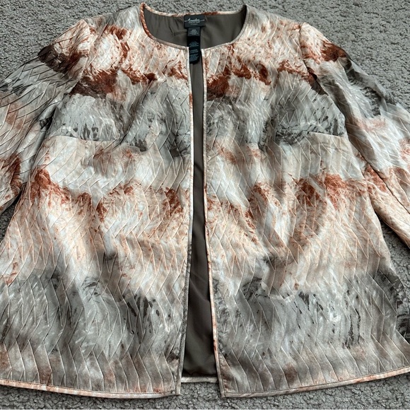 Travelers Collection by Chico’s Blazer Womens Size 0 (S/4) Open Front Jacket - Picture 11 of 15